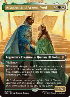 Aragorn and Arwen, Wed