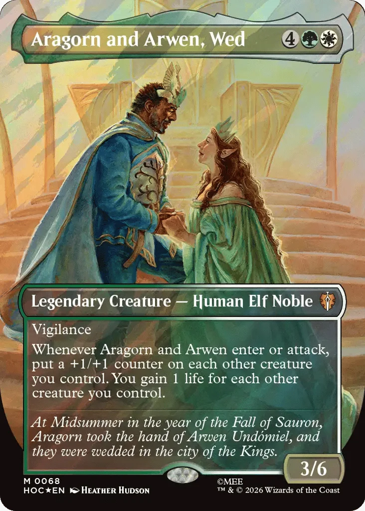 Aragorn and Arwen, Wed · The Hobbit Eternal
