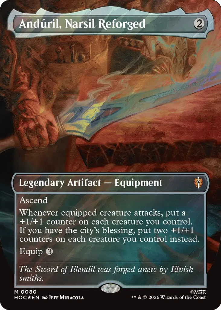 Andúril, Narsil Reforged · The Hobbit Eternal