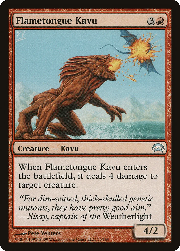 Flametongue Kavu · Planechase