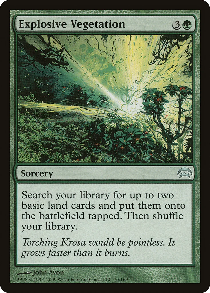 Explosive Vegetation · Planechase