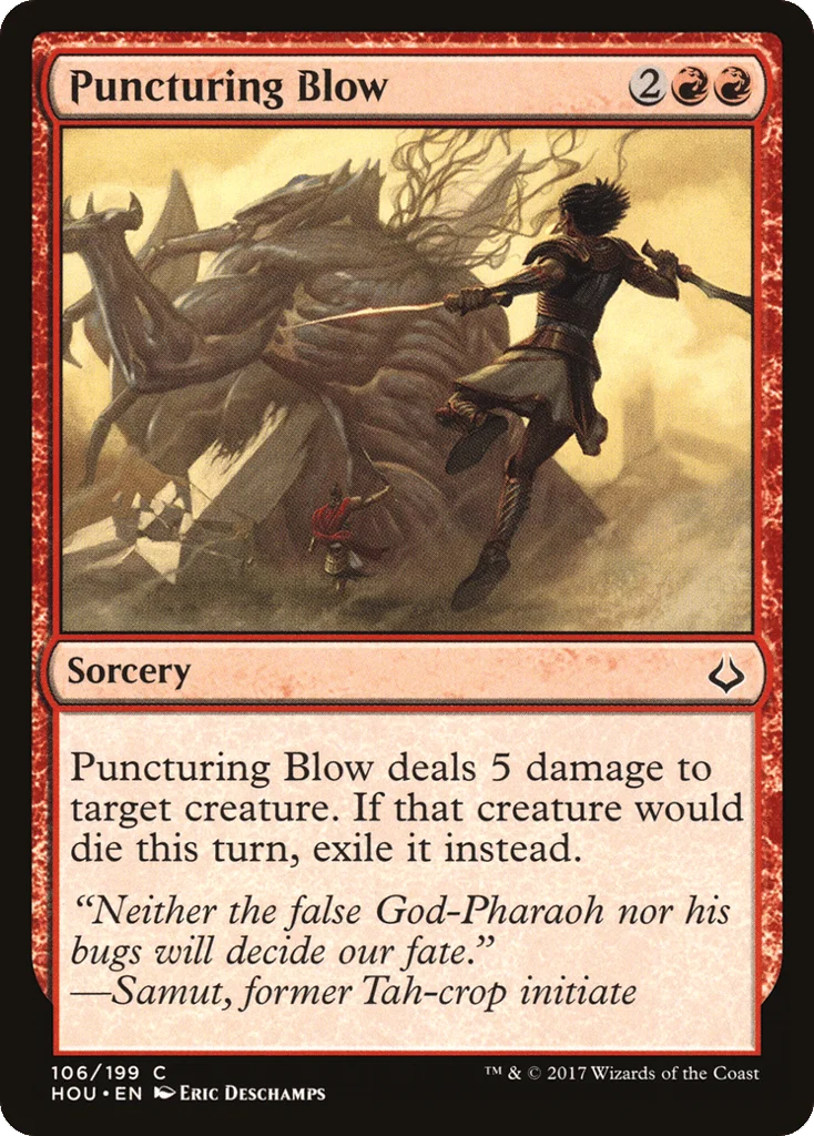 Puncturing Blow · Hour of Devastation