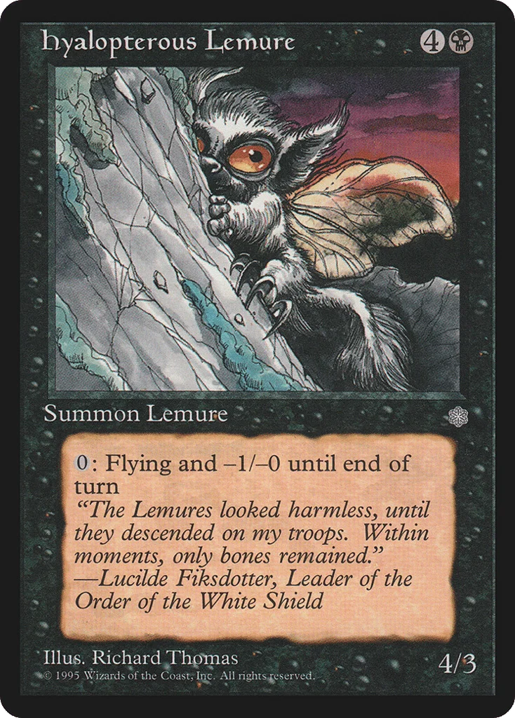 Hyalopterous Lemure · Ice Age