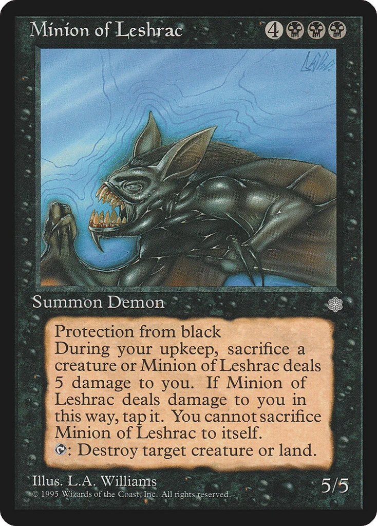 Minion of Leshrac · Ice Age