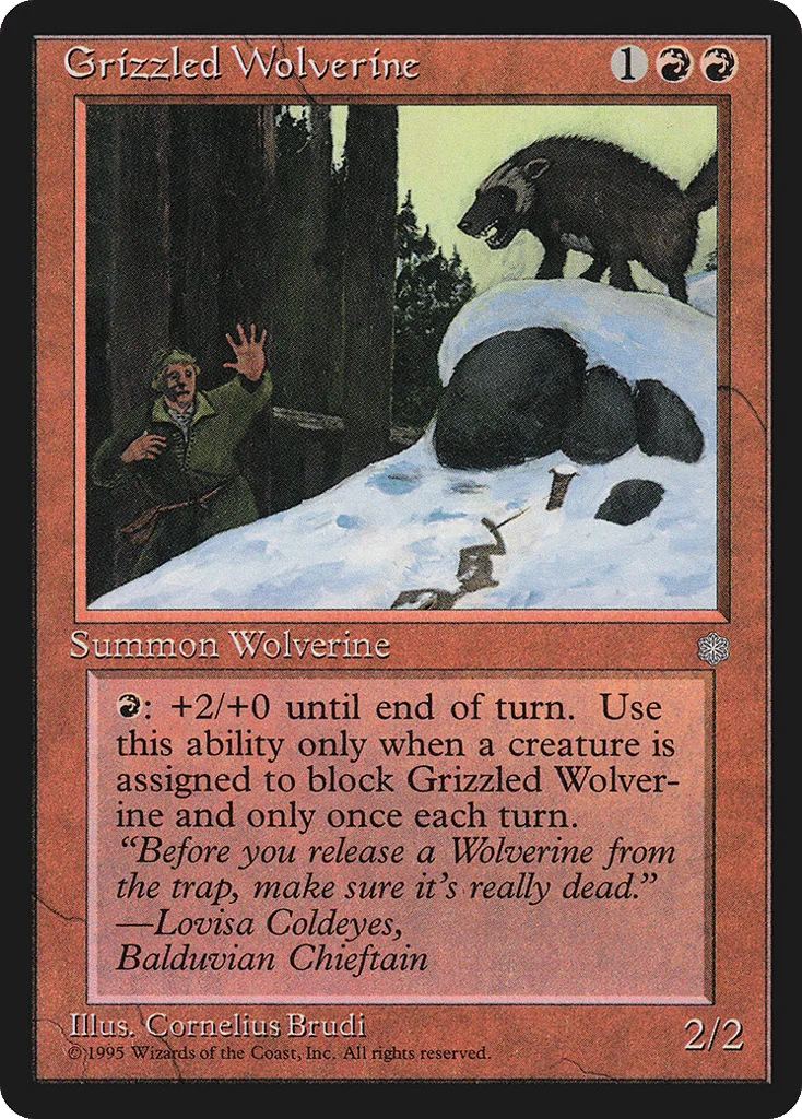Grizzled Wolverine · Ice Age
