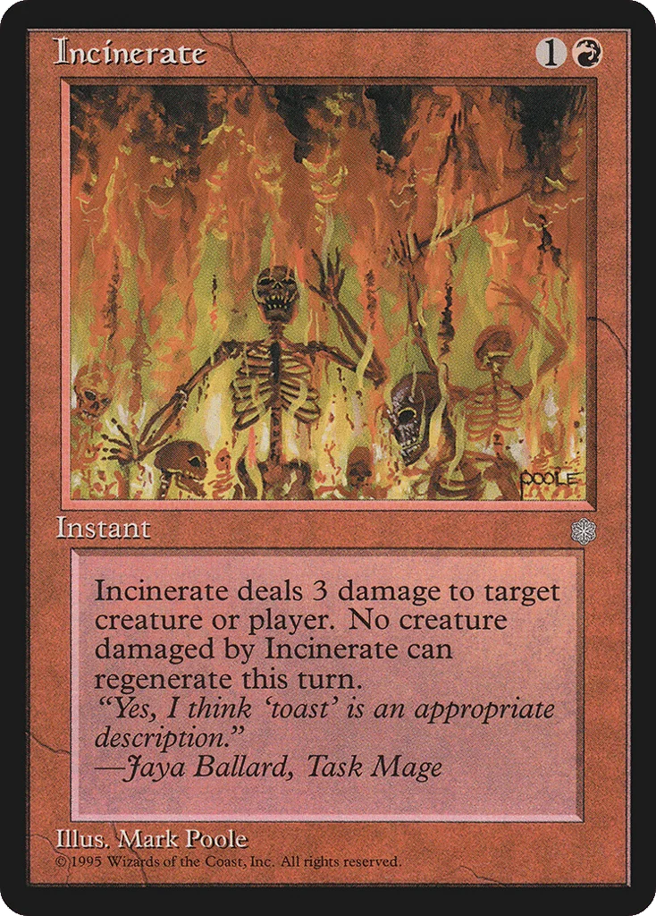 Incinerate · Ice Age