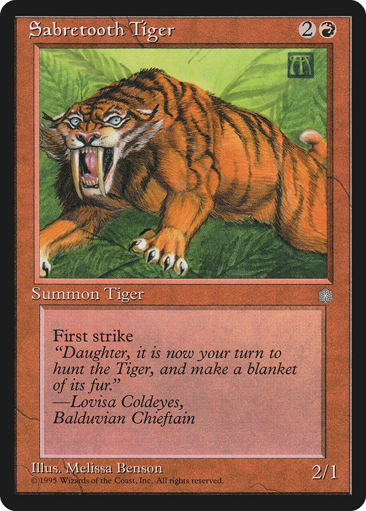 Sabretooth Tiger · Ice Age