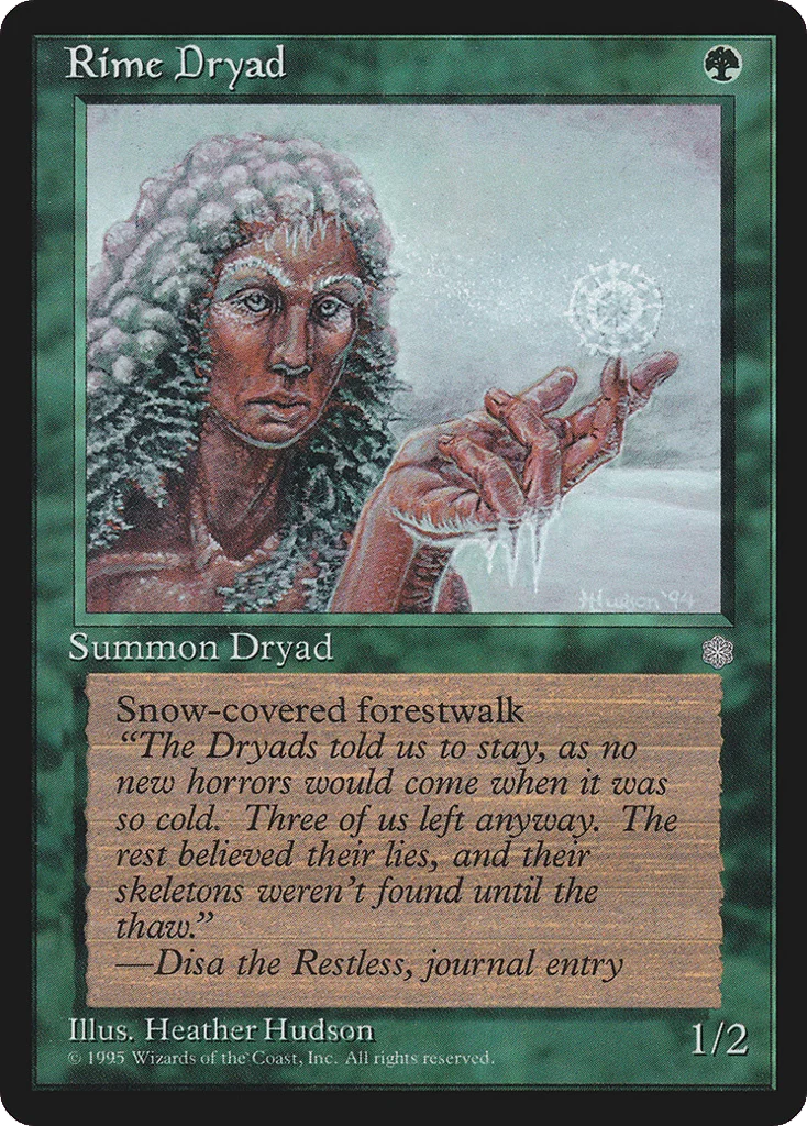 Rime Dryad · Ice Age