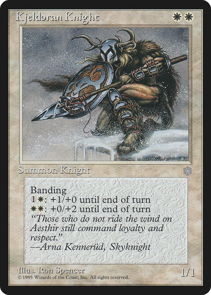 Kjeldoran Knight · Ice Age