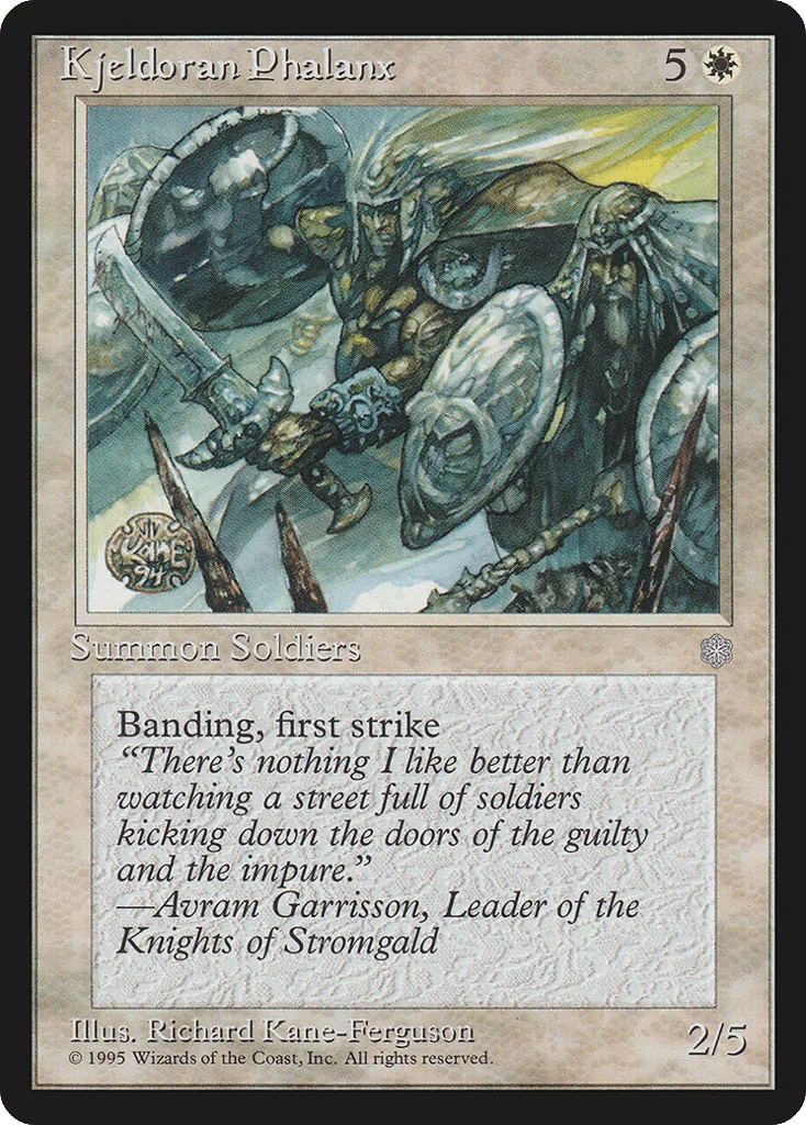 Kjeldoran Phalanx · Ice Age