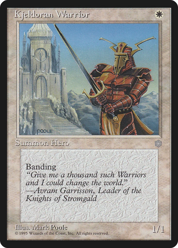 Kjeldoran Warrior · Ice Age