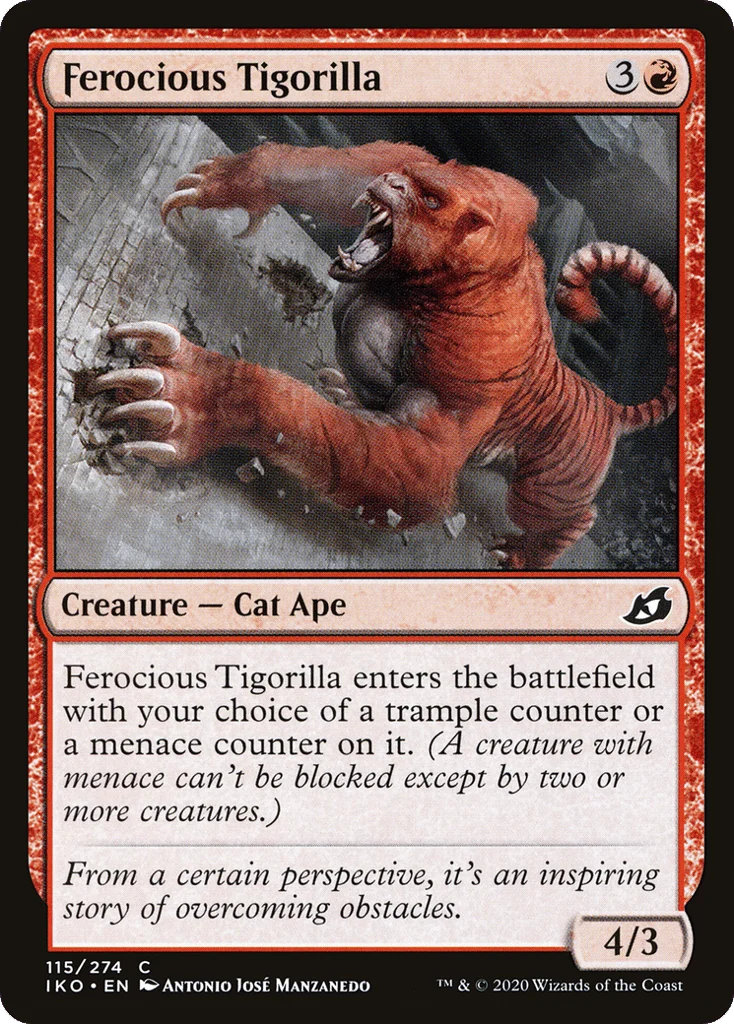 Ferocious Tigorilla · Ikoria: Lair of Behemoths