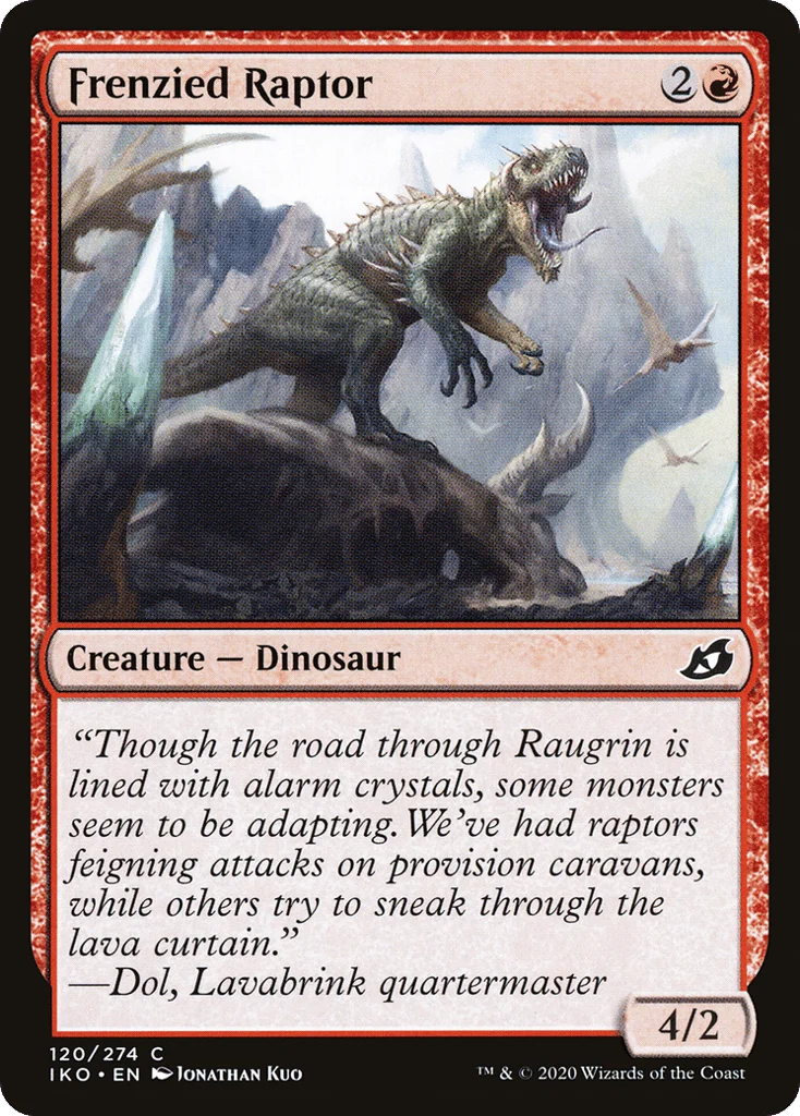Frenzied Raptor · Ikoria: Lair of Behemoths