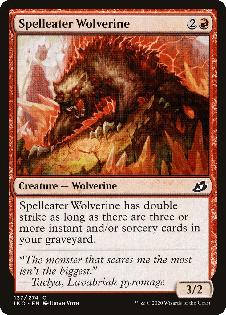 Spelleater Wolverine · Ikoria: Lair of Behemoths