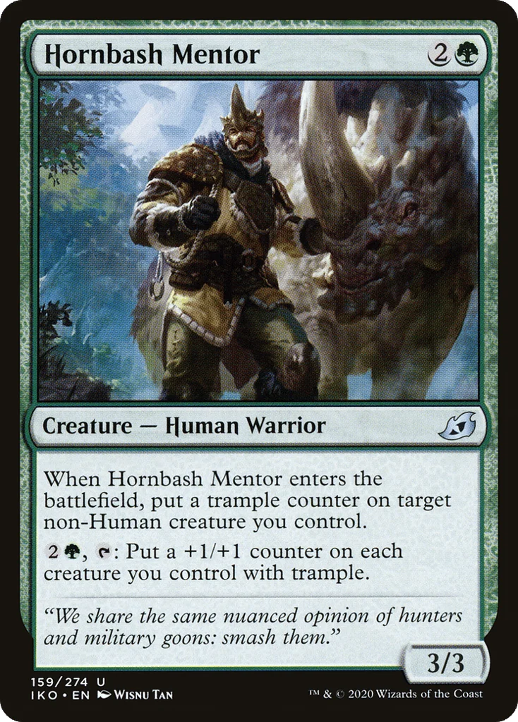 Hornbash Mentor · Ikoria: Lair of Behemoths
