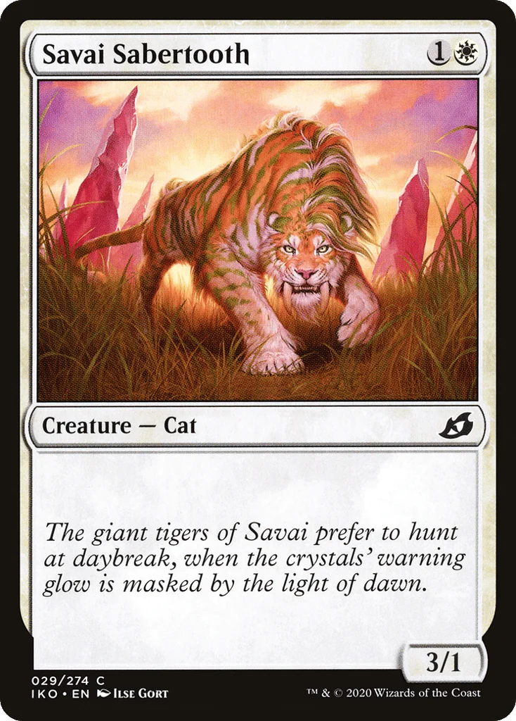 Savai Sabertooth · Ikoria: Lair of Behemoths