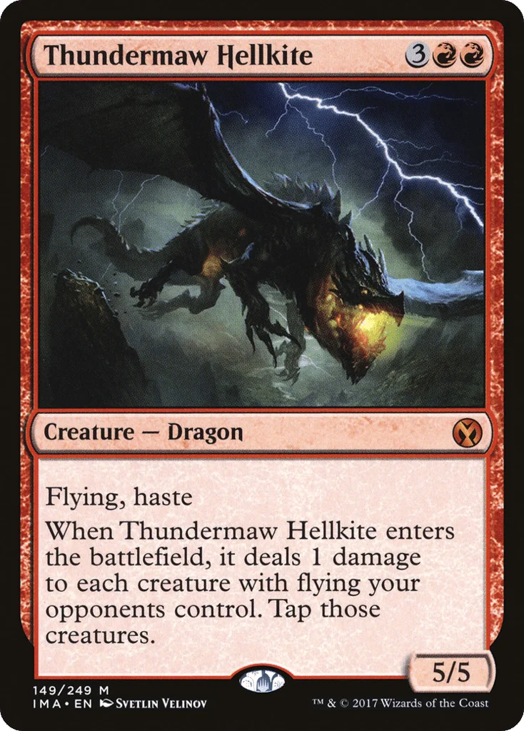 Thundermaw Hellkite · Iconic Masters