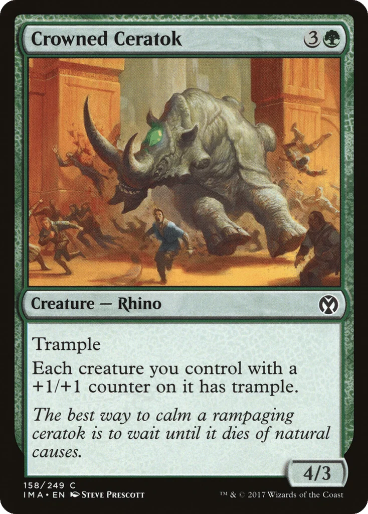Crowned Ceratok · Iconic Masters