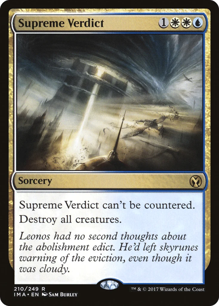 Supreme Verdict · Iconic Masters