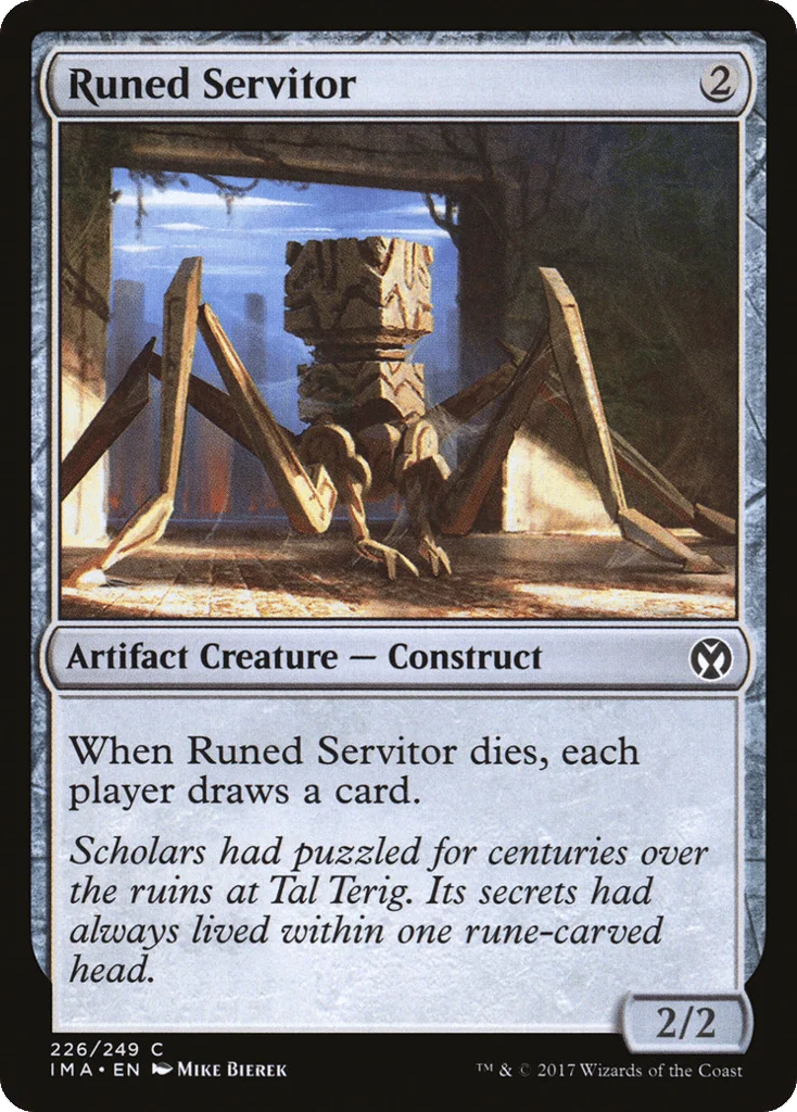 Runed Servitor · Iconic Masters