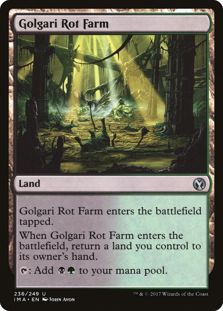 Golgari Rot Farm · Iconic Masters