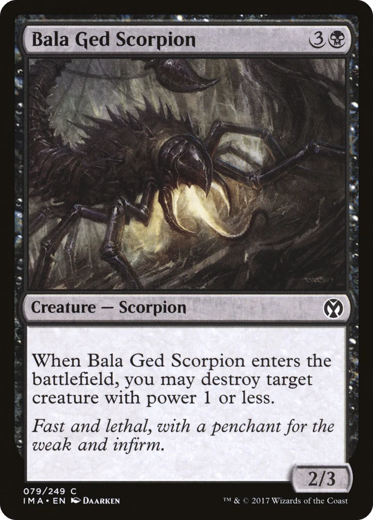 Bala Ged Scorpion · Iconic Masters
