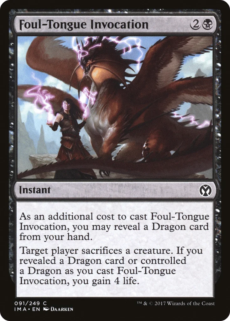 Foul-Tongue Invocation · Iconic Masters