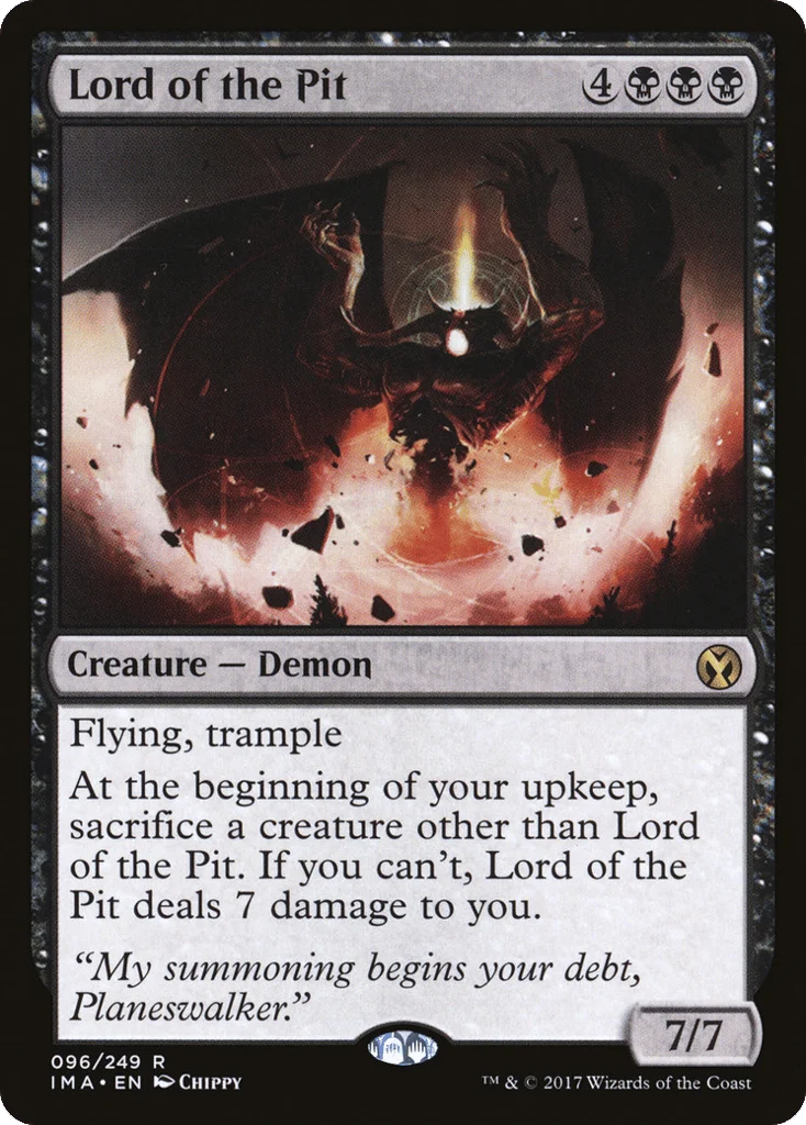 Lord of the Pit · Iconic Masters