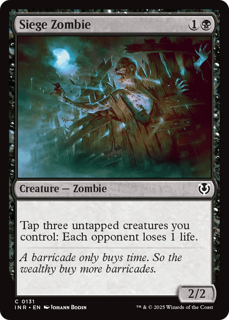 Siege Zombie · Innistrad Remastered