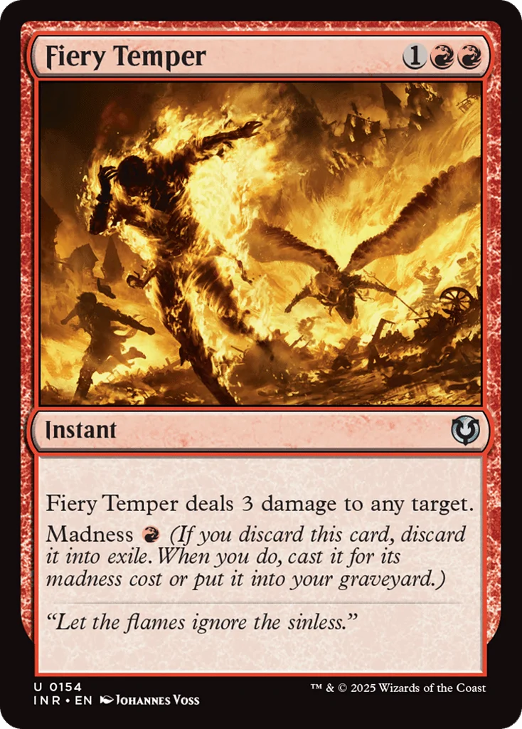 Fiery Temper · Innistrad Remastered