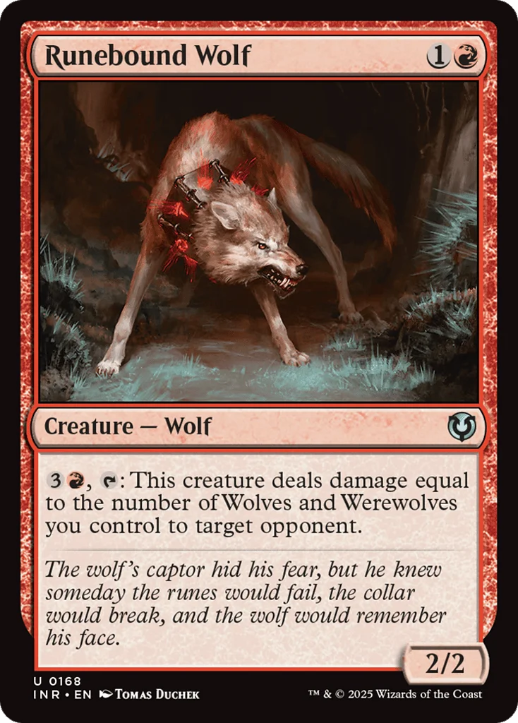 Runebound Wolf · Innistrad Remastered
