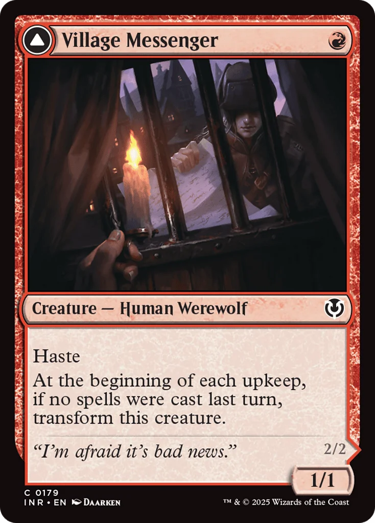 Village Messenger // Moonrise Intruder · Innistrad Remastered