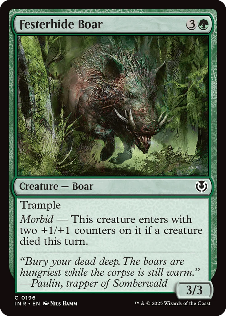 Festerhide Boar · Innistrad Remastered