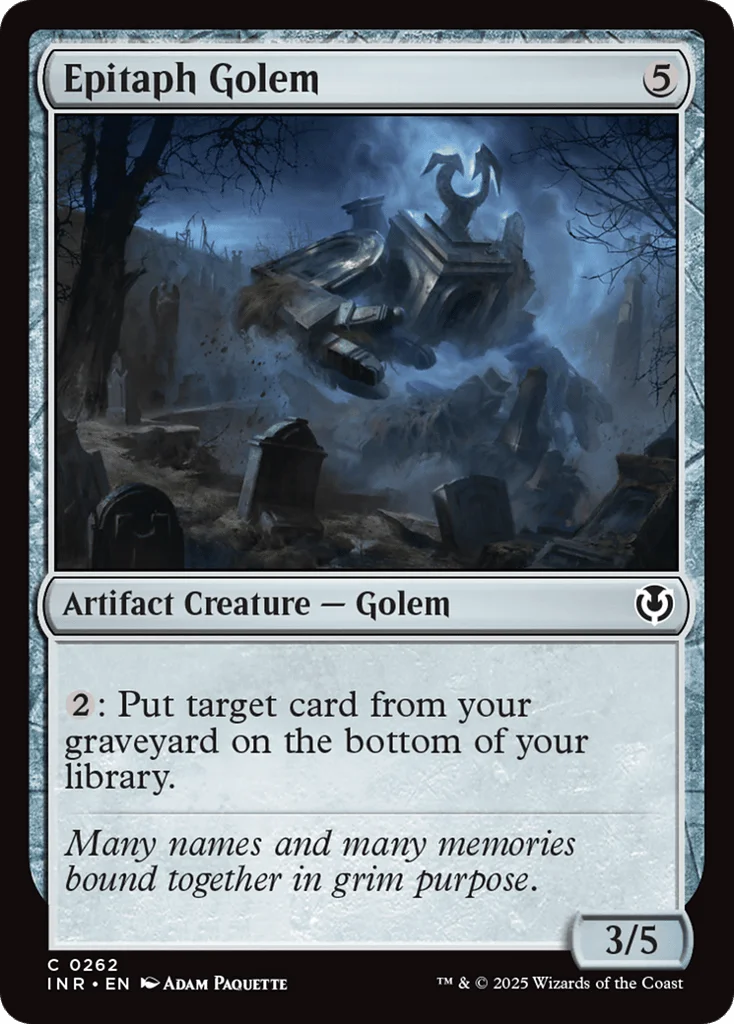 Epitaph Golem · Innistrad Remastered