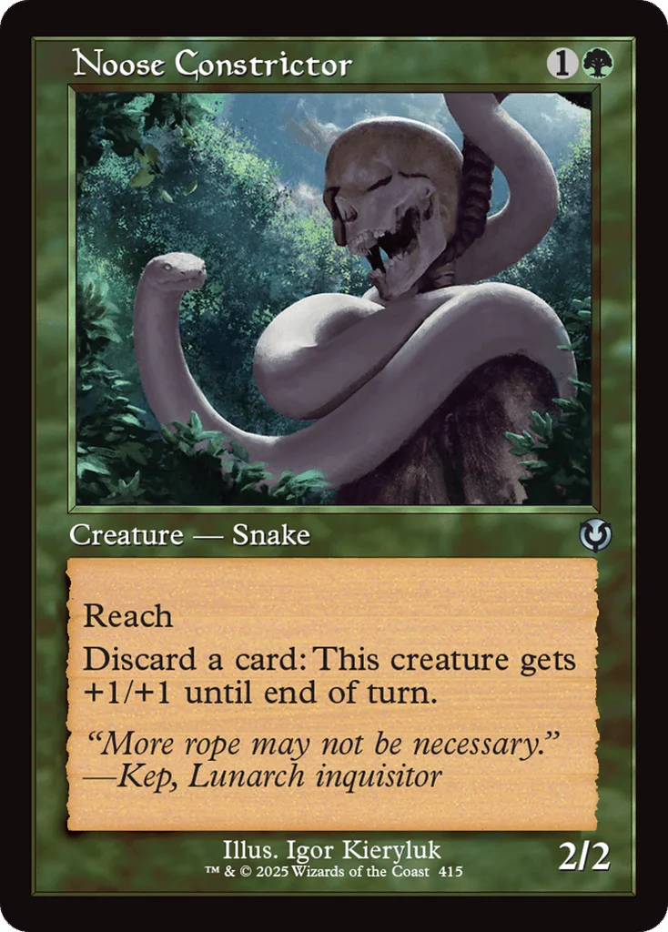 Noose Constrictor · Innistrad Remastered
