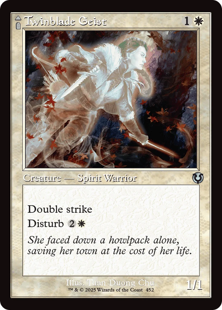 Twinblade Geist // Twinblade Invocation · Innistrad Remastered