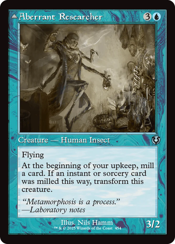 Aberrant Researcher // Perfected Form · Innistrad Remastered