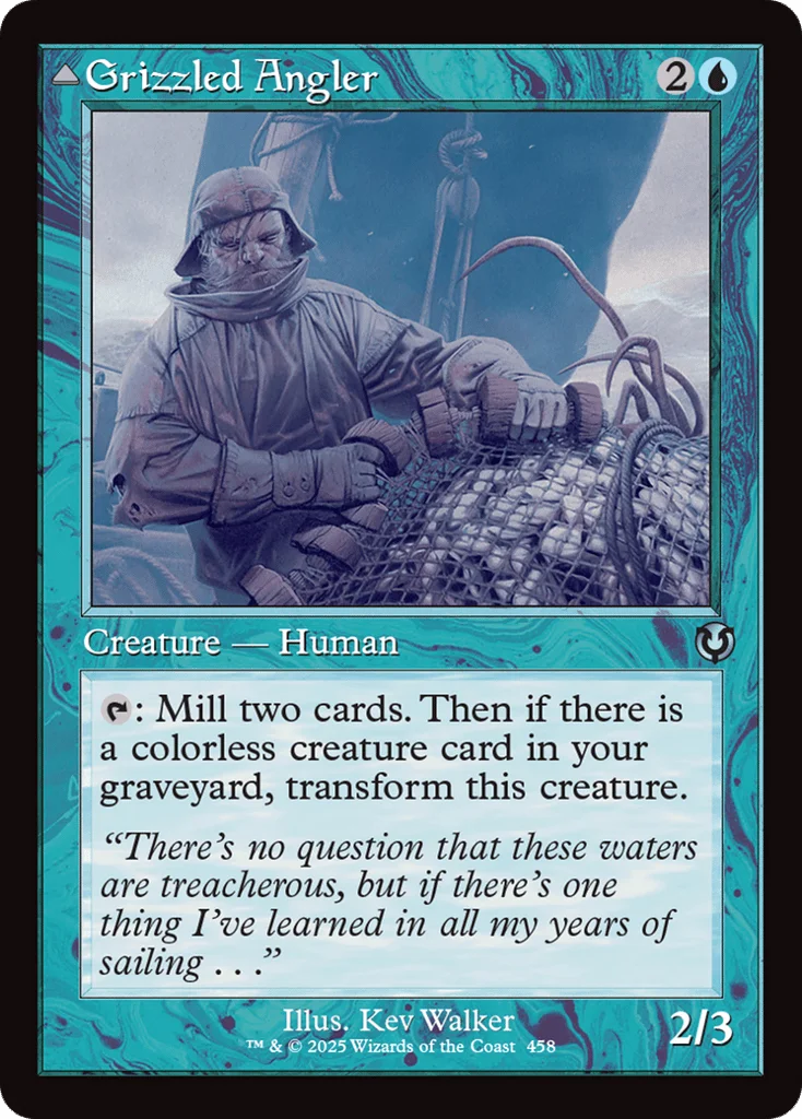 Grizzled Angler // Grisly Anglerfish · Innistrad Remastered