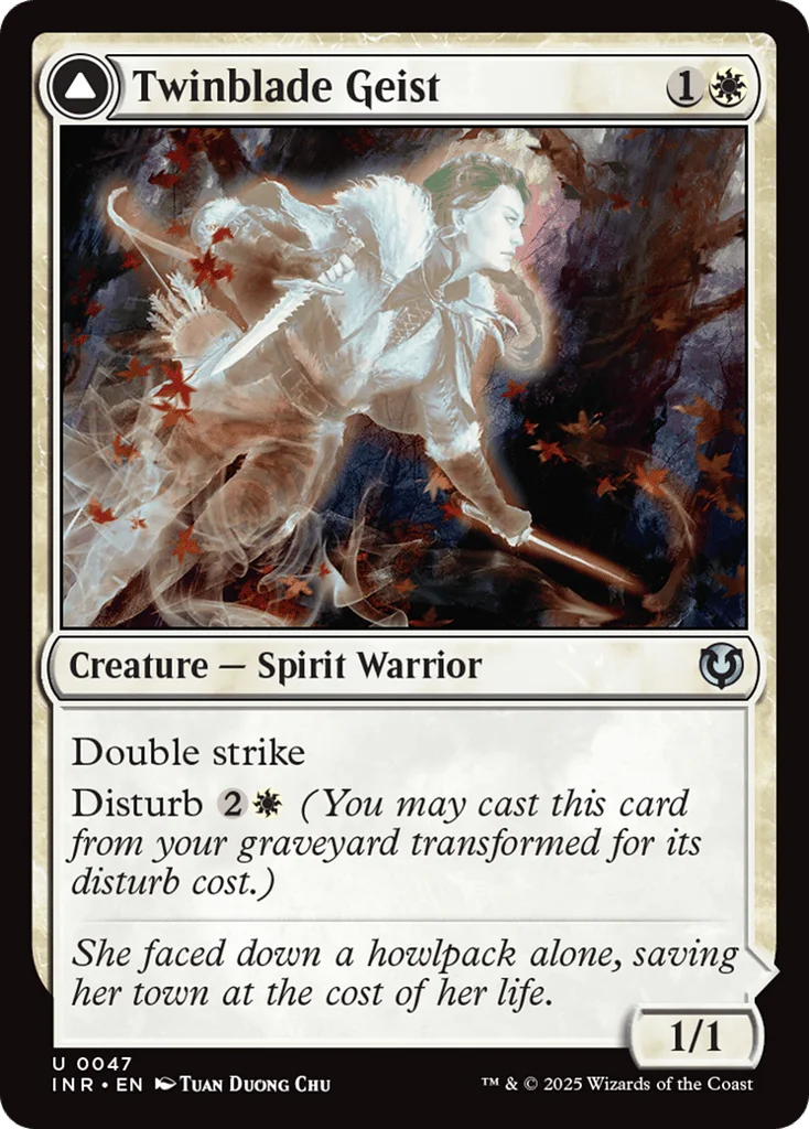 Twinblade Geist // Twinblade Invocation · Innistrad Remastered