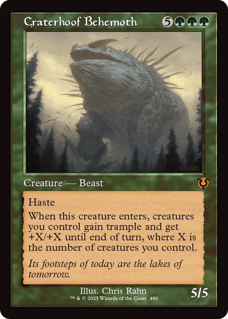 Craterhoof Behemoth · Innistrad Remastered