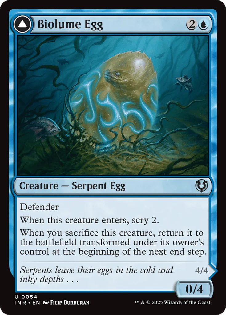 Biolume Egg // Biolume Serpent · Innistrad Remastered