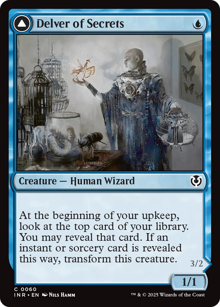 Delver of Secrets // Insectile Aberration · Innistrad Remastered