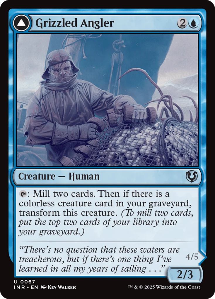 Grizzled Angler // Grisly Anglerfish · Innistrad Remastered