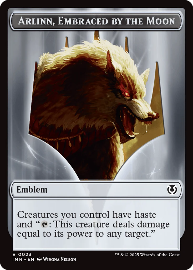 Arlinn, Embraced by the Moon Emblem · Innistrad Remastered