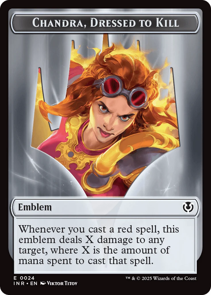 Chandra, Dressed to Kill Emblem · Innistrad Remastered