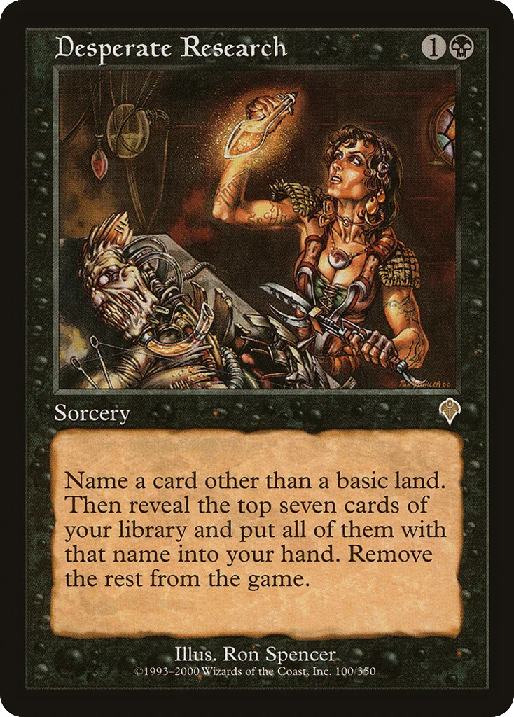 Desperate Research · Invasion