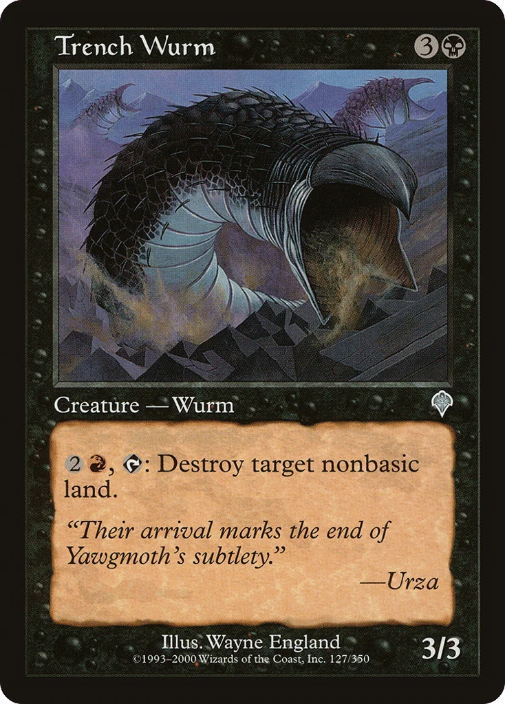 Trench Wurm · Invasion