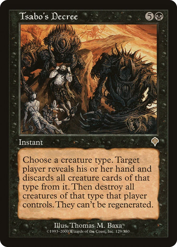 Tsabo's Decree · Invasion