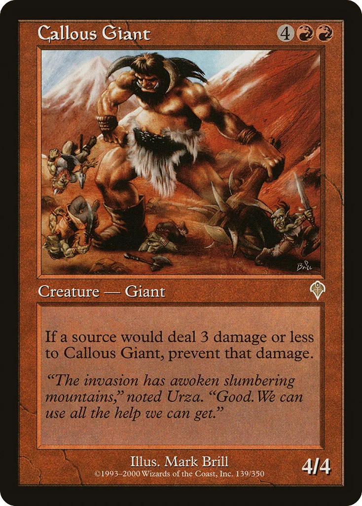 Callous Giant · Invasion