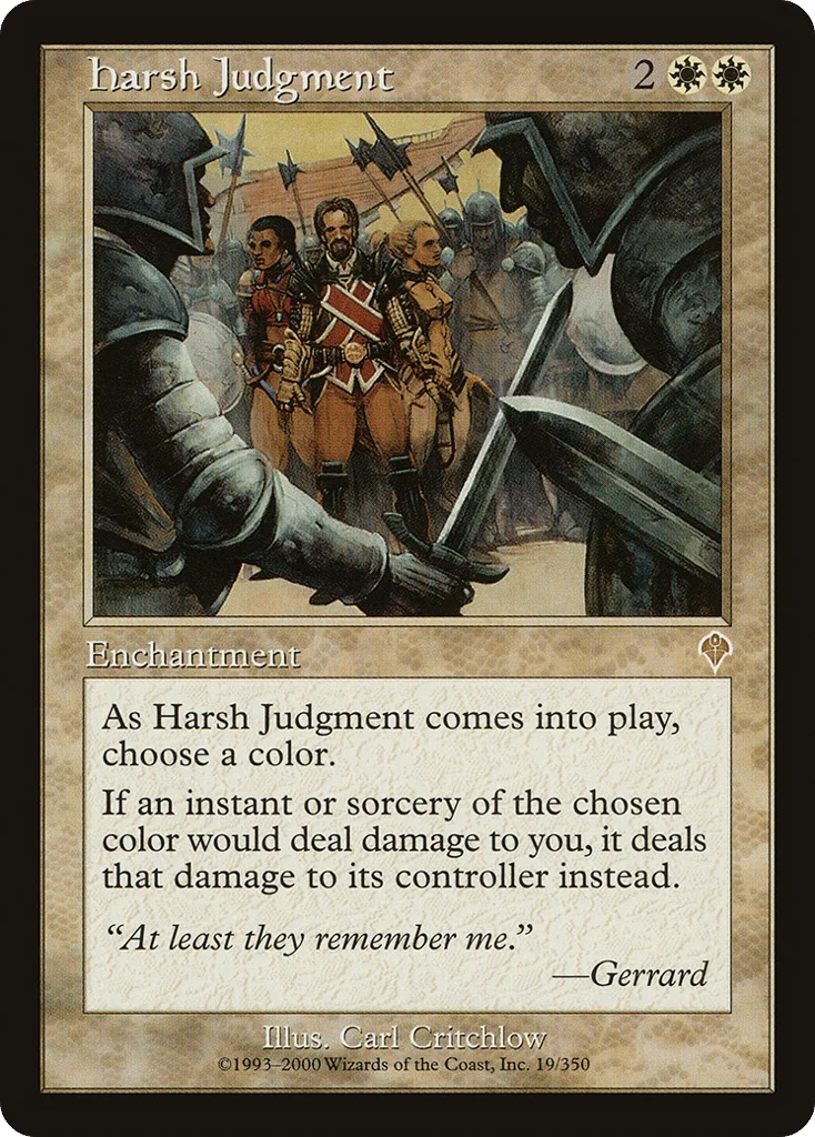 Harsh Judgment · Invasion